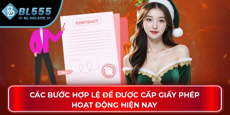 Các bước hợp lệ để được cấp giấy phép hoạt động hiện nay